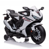 Elektrisches Kindermotorrad Honda CBR 1000RR weiß