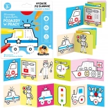 Lange Malbücher Fahrzeuge bei der Arbeit