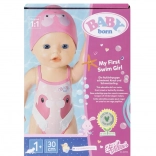 BABY born My First Schwimmer – schwimmende Puppe für Wasserspiele 30 cm