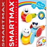 SmartMax Meine ersten wackelnden Autos, magnetisches Konstruktionsspielzeug für Kinder von 1–5 Jahren