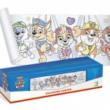 Ausmalposter PAW PATROL 70 × 16 cm