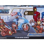 Marvel Avengers Titan Hero Figuren Set mit Fahrzeugen