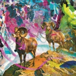 Puzzle HEYE Rebrush! Große Hörner 1000 Teile