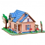 Holz 3D Puzzle Villa in Fontainebleau