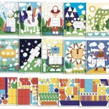 Sticker-Set – Formen und Farben