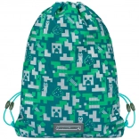Taschenrucksack mit silbernem Creeper aus MINECRAFT