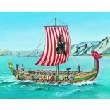 Wikingerschiff DRAKKAR – Modell 1:60
