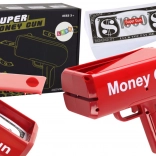 Geldschießpistole Money Gun – rote Party-Geldwerfer