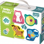Trefl Baby Puzzle – Haustiere 1+