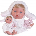 Echte Puppe Baby Schaf Antonio Juan 21 cm