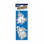 Wasser-Malspaß – Schaumstoff-Aufkleber, Set mit 2 Stück, Motiv-Mix