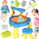 Kinderspieltisch mit Sandkasten und Wasserspiel 2-in-1