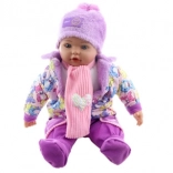 Puppenbaby Mädchen 50 cm mit Herzchen