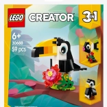 3-in-1-Bauset Tropischer Tukan