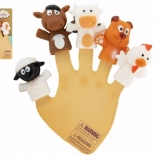 Fingerpuppen Bauernhoftiere, 5 Stk.