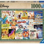 Puzzle Disney Vintage Filmplakate 1000 Stk Ravensburger