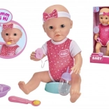 Puppe Neugeborenes Baby Hungrig 38 cm