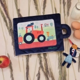 Textiles Aktivbuch LILLIPUTIENS – Eselchen Ignace auf dem Bauernhof 18 m+