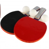 Tischtennisset: 2 Schläger + 3 Bälle in Hülle