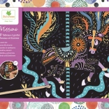 Kratzbilder Pferde und Einhörner