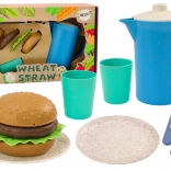 Kindergeschirrset mit Tellern, Tassen und Krug