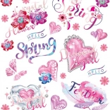 Frühlings-Bügelapplikationen kleiner Bogen