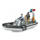 Spielzeug Polizeiboot mit Figuren