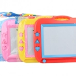 Zeichen-Tafel aus Kunststoff mit Stempeln 35 × 29 cm