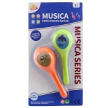 Rumba-Eier für Kinder mit Tiermotiven, 2 Stück