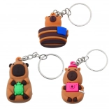 Schlüsselanhänger Kapibara aus Silikon