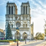 Diamant-Malerei Kathedrale Notre-Dame 30x40 cm