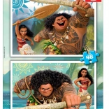 Disney Puzzle Vaiana die Heldin 2 x 48 Teile