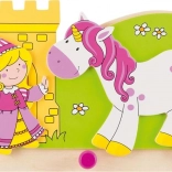 Kleiderhaken Prinzessin und Einhorn