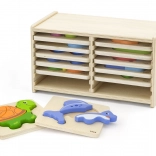 Holz-Puzzle Viga 12 Tafeln