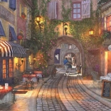 Puzzle Französische Straße 500 Teile