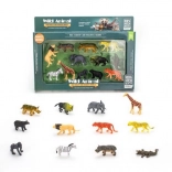 Set von Wildtierfiguren - 12 Stück, 7 cm