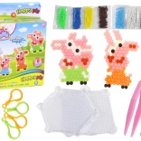 Wasserkügelchen DIY – Set mit 8 Farben und Schweinchen-Motiven