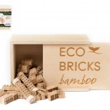 Holzbaukasten mit 90 Teilen in einer Box