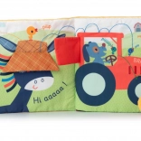 Textilbuch Ente Gaspard auf dem Bauernhof