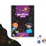 Kritzelnotizblöcke in Farbe 14 × 20 cm, 10 Blatt