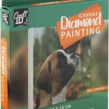 Grafix Diamantmalerei Welpen 18x18 cm