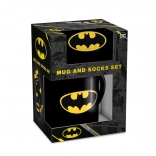 Batman Herren-Geschenkset Becher und Socken