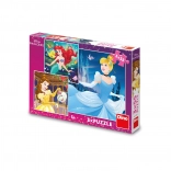 Puzzle DISNEY PRINCESS 3×55 Teile