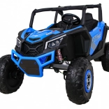 Elektrisches Kinder-Buggy UTV mit Allradantrieb 4x4, 24 V, blau