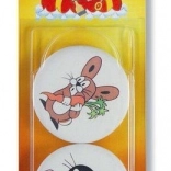 Weiches rundes Radiergummi mit Krtek-Aufdruck KOH‑I‑NOOR