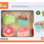 VIGA Holz-Set zum Schneiden von Desserts