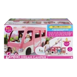Barbie Dream Camper – Campingfahrzeug mit Rutsche und über 60 Zubehörteilen