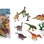 Set aus Kunststoff-Dinosauriern – 10 Stück