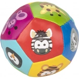 Bunter weicher Ball mit Tieren