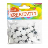 Wackelaugen – Größensortiment, 60 Stück